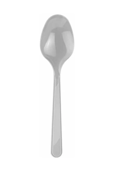 Plastik Kaşık Gümüş 25 Ad. ürün görseli 1