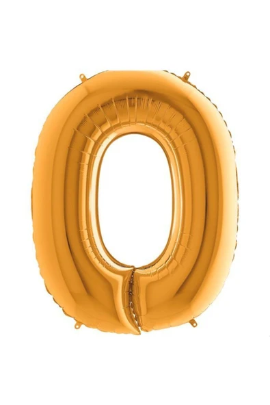O Harf Gold Renk Folyo Balon 100 Cm ürün görseli 1