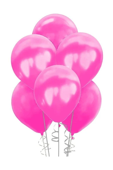 Metalik Pembe Balon 100'lü ürün görseli 1
