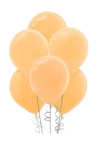 Pastel Açık Turuncu Balon 100'lü ürün görseli 1