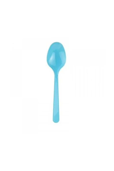 Mavi Plastik Kaşık 25'li ürün görseli 1