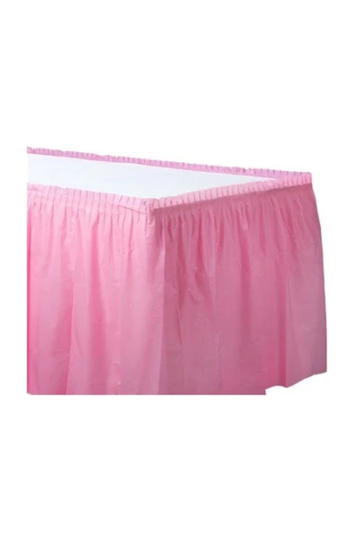 Pembe Plastik Masa Eteği (75x426 Cm) ürün görseli 1