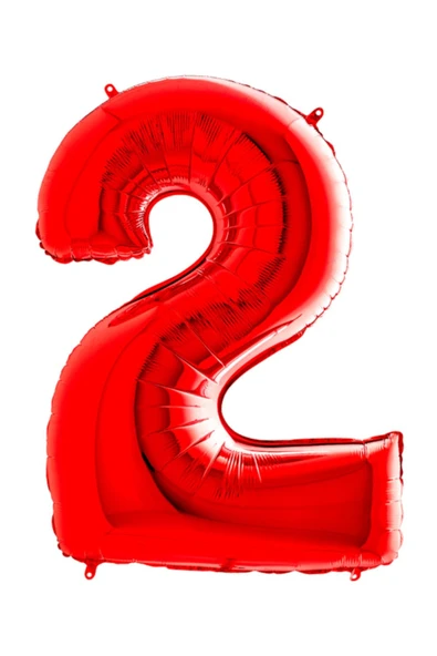 Party Country Rakam Folyo Balon 40" (100cm) Kırmızı -2- ürün görseli 1