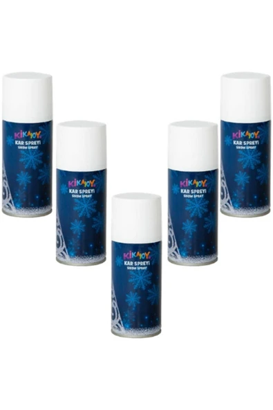 5 Adet Yılbaşı Kar Spreyi 150x5 ml ürün görseli 1
