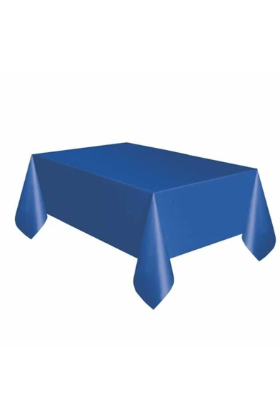 Lacivert Plastik Masa Örtüsü 137x270 Cm ürün görseli 1