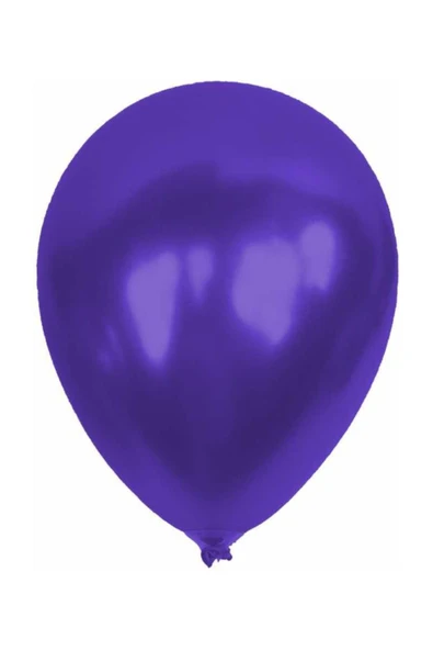 Metalik Balon Mor 10lu (0379) ürün görseli 1