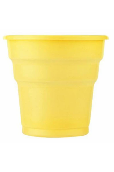25'li Sarı Plastik Bardak ürün görseli 1