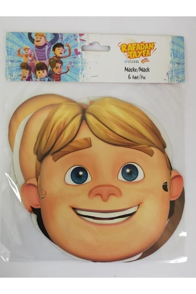 Maske Rafadan Tayfa 6 Adet - Resim 2