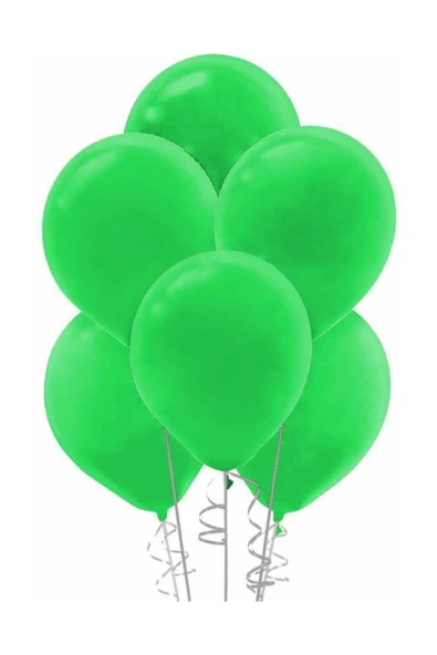 Pastel Balon 10lü Yeşil ürün görseli 1