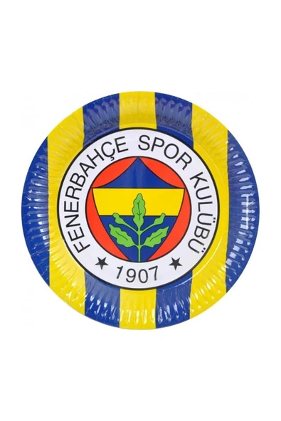 Fenerbahçe Karton Tabak 23 cm 8'li ürün görseli 1