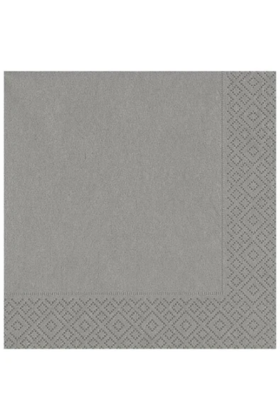 Kikajoy Gümüş 20'li Kağıt Peçete 33x33cm ürün görseli 1