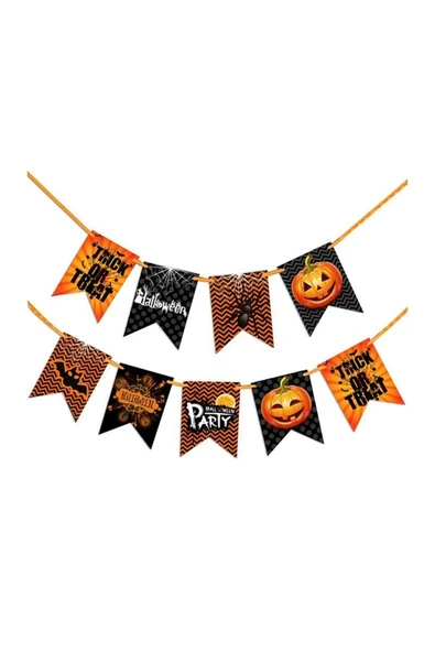Halloween Temalı Bayrak Set ürün görseli 1