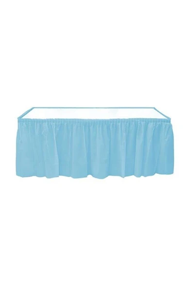 Party Country Mavi Plastik Masa Eteği 75x426 Cm ürün görseli 1