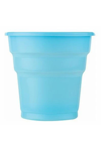 25'li Mavi Plastik Bardak ürün görseli 1