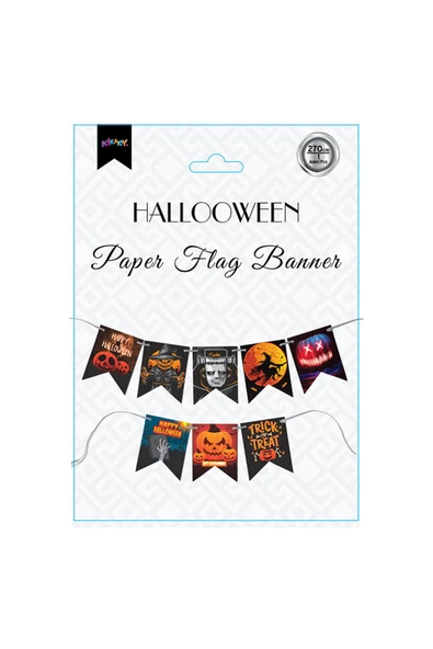 Happy Halloween Harf Afiş Cadılar Bayramı 2 m ürün görseli 1