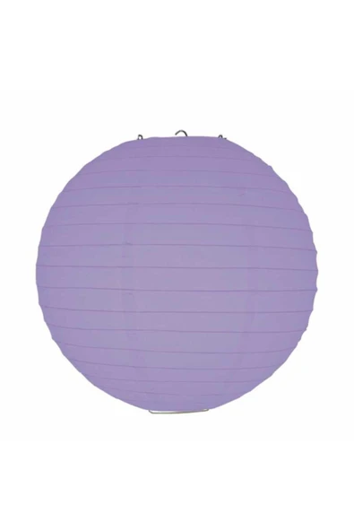 Mor Kağıt Dekor Fener 30 Cm ürün görseli 1