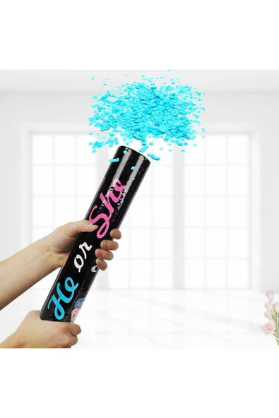 Cinsiyet Partisi Mavi Konfeti Cinsiyet Belirleme Konfetisi Gender Reveal Kız Mı Erkek Mi ürün görseli 1