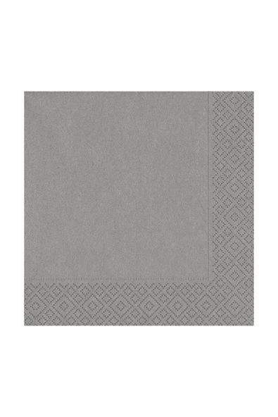 Gümüş Kağıt Peçete 33x33 cm 20'li ürün görseli 1