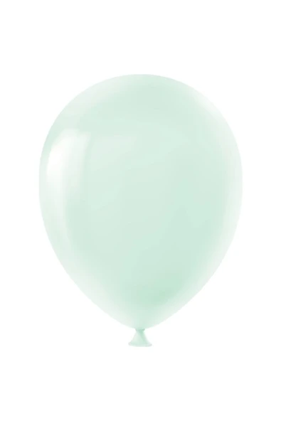 Pastel Makaron Balon 5" (12,5 Cm) Baskısız (50 'li ) -yeşil ürün görseli 1