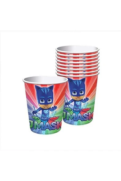 Pijamaskeliler Pj Masks Bardak 8'li ürün görseli 1