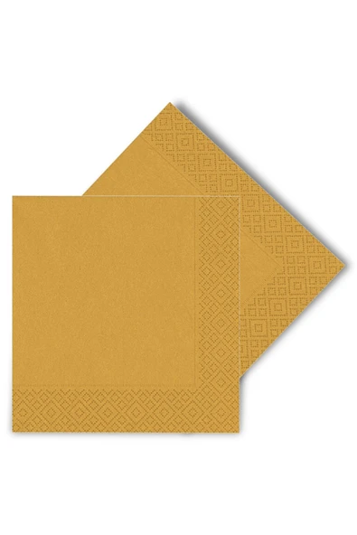 Peçete 33x33 20li -Altın- ürün görseli 1