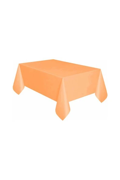 Kikajoy Turuncu Plastik Masa Örtüsü 137x270 Cm ürün görseli 1