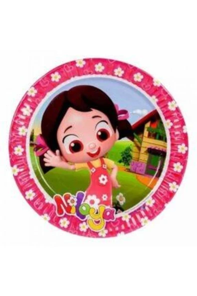 Niloya Karton Tabak 23 Cm 8'li ürün görseli 1