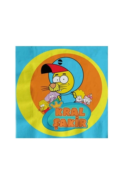 Kral Şakir Temalı Parti Peçetesi ürün görseli 1
