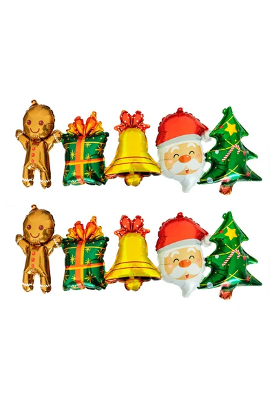 Yılbaşı Folyo Balon Banner ürün görseli 1