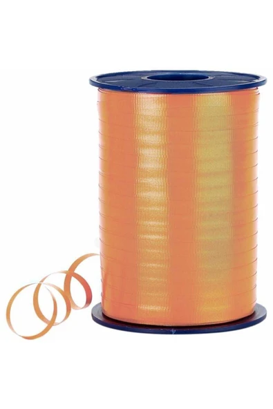 Party Country Şerit ( 8mm )- Pastel Turuncu ürün görseli 1