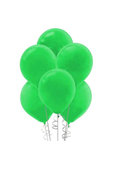 Pastel Koyu Yeşil Balon 100'lü ürün görseli 1
