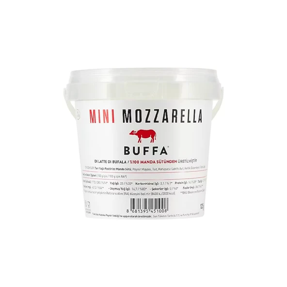 Buffa Mini Mozarella 125 gr ürün görseli 1