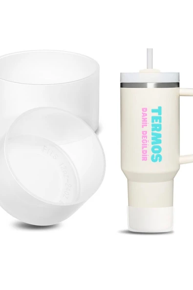 Stanley Quencher - Iceflow - Lumin - Yeni Nesil Pipetli Termos Aksesuarı Kalın Silikon Taban Koruyucusu TYBPB7RF4B64LBZ974 ürün görseli 1
