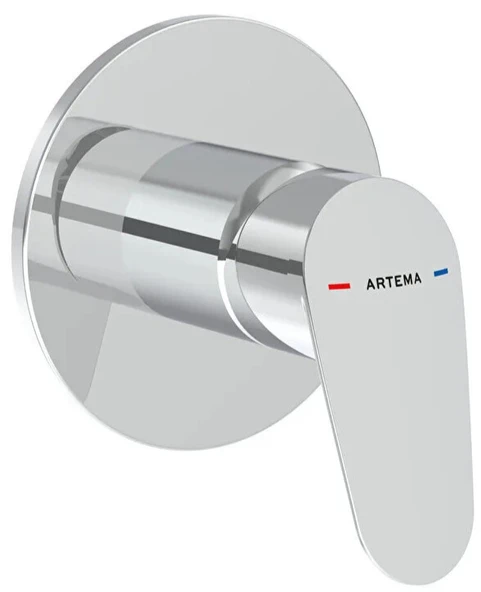 Artema Duş Bataryası, Flow Round, Ankastre (Sıva Üstü Grubu) A43272 ürün görseli 1