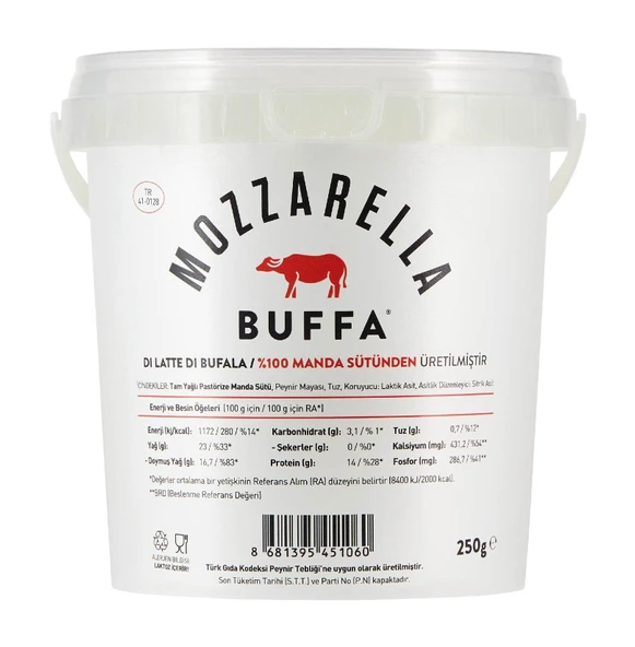 Buffa Mozzarella Peyniri 250 gr ürün görseli 1