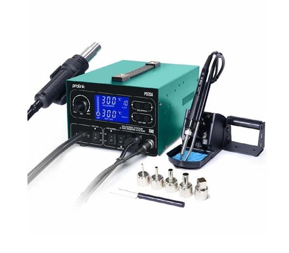 Prolink P-92 DA Lcd Ekran Sıcak Hava Üflemeli Havya İstasyonu (992DA) ürün görseli 1