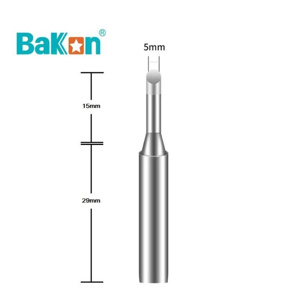 Bakon 600-5C Kesik Yedek Havya Ucu ( 5mm ) ( BK90-60-863-881 Modelleriyle uyumlu ) 1 Adet Fiyatıdır ürün görseli 1