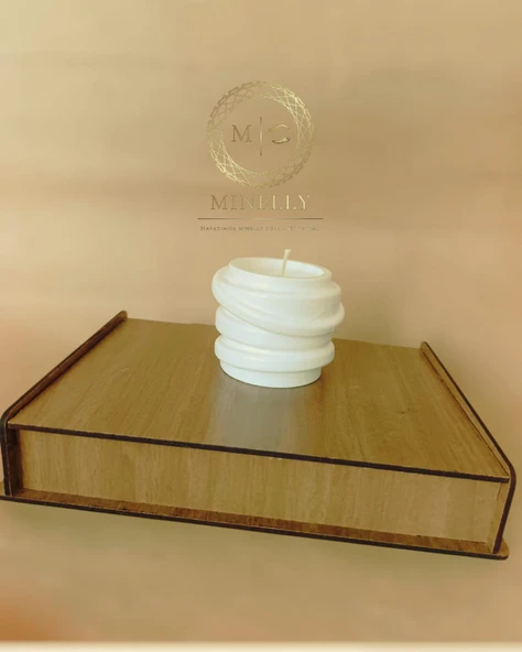 Minelly Ripple Candle Mumlu Obje ürün görseli 1