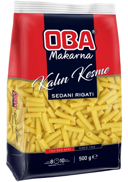 Oba Kalın Kesme Makarna 500g | Ev Tipi Lezzetli Makarna ürün görseli 1