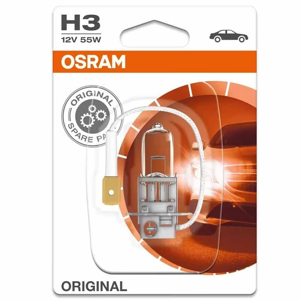 Osram Far Ampulü Halojen H3 12V 55W 1 Adet 64151-BL ürün görseli 1