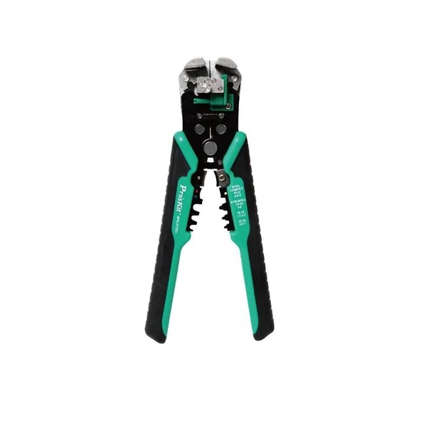 Proskit 8PK-371DU  9" Otomatik Kablo Kesici & Soyucu & Pabuçlama Awg 24-10/0,2-6,00 mm² ürün görseli 1