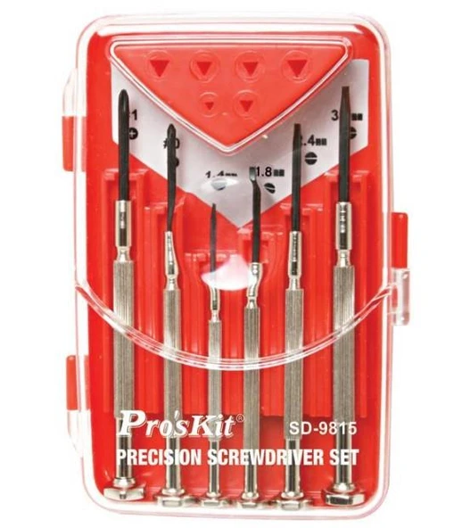 Proskit  SD-9815 Saatçi Tornavida Seti 6 Parça - Resim 2