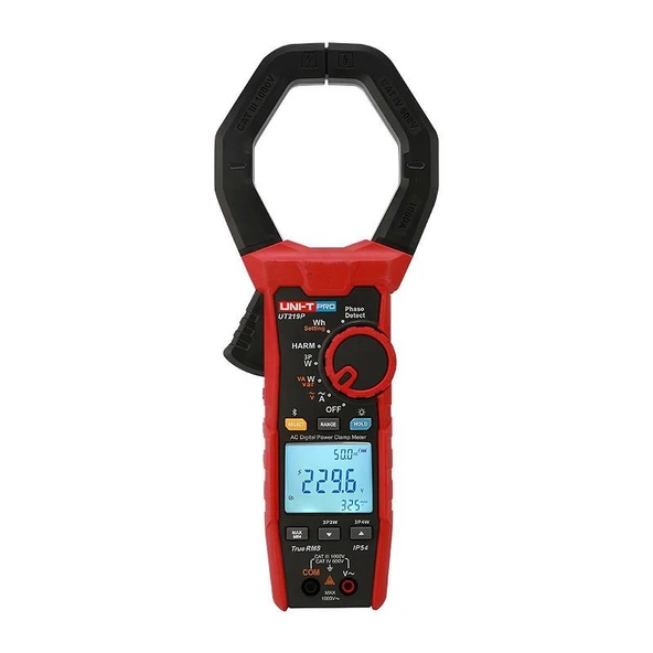 Uni-t Ut 219P Ac 1000a 1000v Geniş Ağızlı Dijital Pensampermetre Uni-T UT219P ürün görseli 1