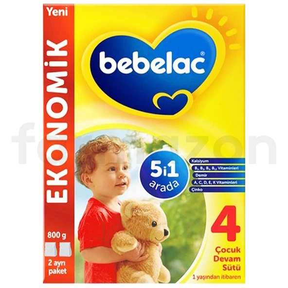 Bebelac 4 Devam Sütü 800 gr 2 Adet ürün görseli 1