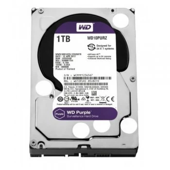 1TB WD Purple SATA 6Gb/s 64MB DV 7x24 WD10PURZ ürün görseli 1