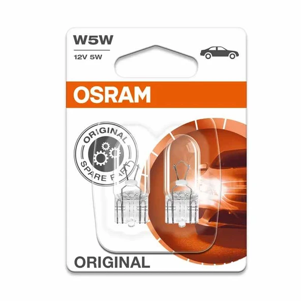 Osram Far Sinyal Ampulü 5W 12V 2825-2BL ürün görseli 1