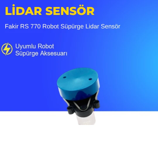 Fakir RS 770 Robot Süpürge Lidar Sensör - Resim 2
