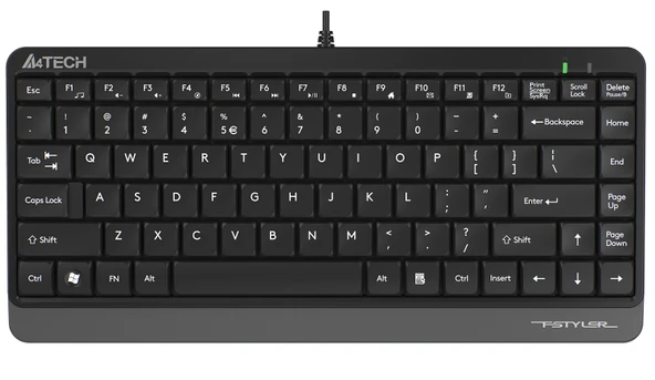 A4 TECH FK11 SLIM Q KLAVYE USB GRİ - Resim 9