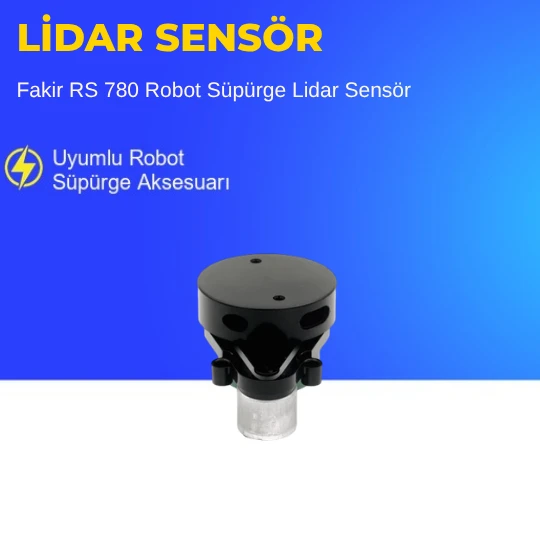 Fakir RS 780 Robot Süpürge Lidar Sensör ürün görseli 1