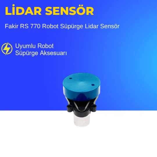 Fakir RS 770 Robot Süpürge Lidar Sensör ürün görseli 1